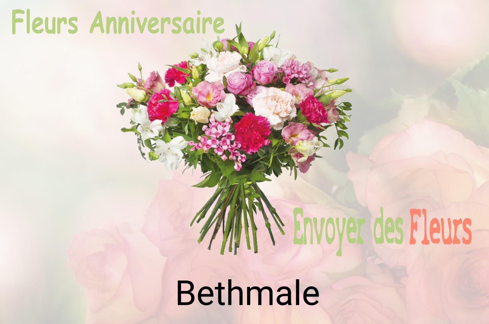 Bouquet de fleurs d’anniversaire livré à Bethmale